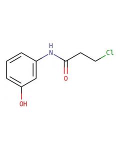 Astatech 3-CHLORO-N-(3-HYDROXYPHENYL)PROPANAMIDE, 95.00% Purity, 0.25G